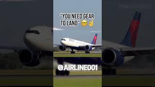 You Need Gear To Land ️#aviation #avgeek #airbus #boeing #767