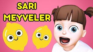 Sarı Sarı Limonlar - Renkler ve Meyveleri Öğrenelim