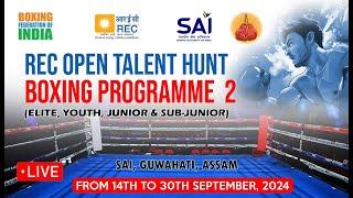 RING 02 | DAY 01 | REC OPEN TALENT HUNT BOXING PROGRAMME-02(ELITE, YOUTH, JUNIOR,& SUB JUNIOR)