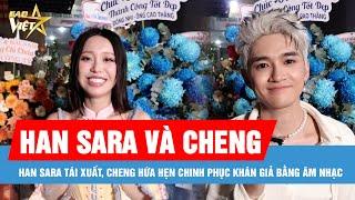 Han Sara tái xuất, Cheng hứa hẹn chinh phục khán giả bằng âm nhạc