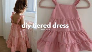 DIY TIERED DRESS FOR TODDLERS | KIDS DRESS | Regine Morales