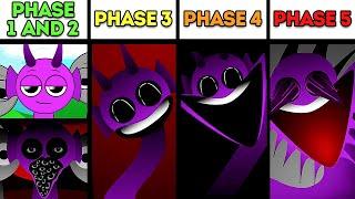 Phase 1 VS Phase 2 VS Phase 3 VS Phase 4 VS Phase 5 in Incredibox Sprunki!