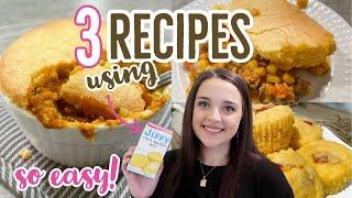 3 EASY JIFFY RECIPES | BRILLIANT WAYS TO USE JIFFY CORN MUFFIN MIX | EASY AND TASTY JIFFY RECIPES!