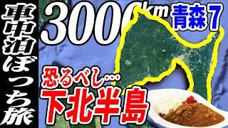 【3000km車中泊ぼっち旅】下北半島は観光どころじゃなかった！？北東北3県（岩手・秋田・青森）道の駅全部巡る旅！11日目青森7