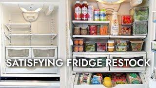 ULTIMATE FRIDGE RESTOCK! Satisfying Fridge Organizing with all Healthy Organic Food