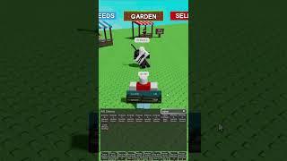 Day 1 of making people billionaires in grow a garden. #roblox #growagarden #meme #shorts