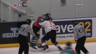 Mark Nebus vs Jon Gleed EIHL fight 20-2-11