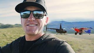 Heli vs Bushplane ft. Becki and Chris