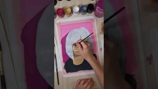 Chica elegante - Pintora al gouache
