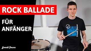 Rock Ballade für Anfänger - Schlagzeug lernen mit Gerald Drums