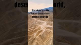 Earth's Largest Desert #informative #shorts