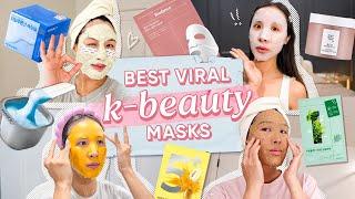 Best VIRAL K-BEAUTY MASKS! | We tested them for 30 days, and... 🫠