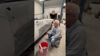 My 84 year-old dad is rebuilding and preparing to paint his 1957 Ford Fairlane 500 convertible ￼
