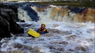 Hydrospeeding Big River Rapids on the Tees