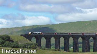 47712 "Lady Diana Spencer" & 47593 "Galloway Princess" work the 'Staycation Express' 24/08/2020