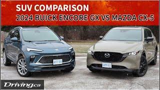 2024 Buick Encore GX vs Mazda CX-5 | SUV Comparison | Driving.ca