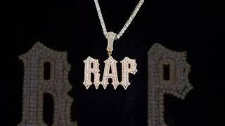 Custom 18k Gold Diamond 2 Tone Letter Pendant from Drip-Culture-Jewelry.com #customjewelry