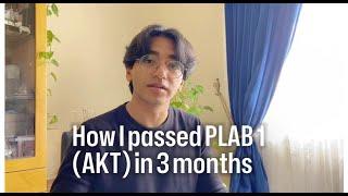 how I passed PLAB 1 in 3 months (2023/2024)