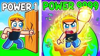 I Gained INFINITE STRENGTH and Broke Roblox!
