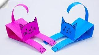 Paper cat | How to make paper cat Paper crafts