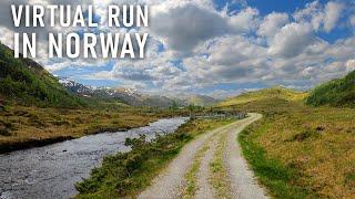 Virtual Running Videos For Treadmill Scenery | Virtual Run on Gravel Road along a River | 4k