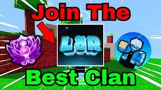 How To Join L8R Clan In Roblox Bedwars!