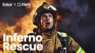 Inferno Rescue - AI Generated Short Film | Made by Clipfly AI