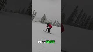 Snowboarding Crash & Amazing Recovery! Zac Baker ski bike return to the slopes
