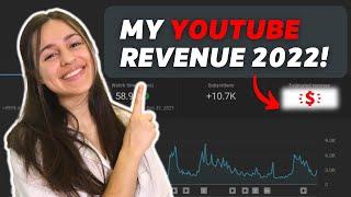 HOW MUCH YOUTUBE PAID ME IN 2022! | Monthly revenue breakdown + tips for new content creators