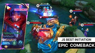 JOHNSON BEST INITIATOR PLAYS (Team Fighting)  | BIG IMPACT IN THE GAME ~ Mobile Legends: Bang Bang