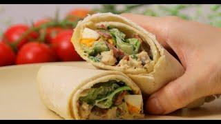 Resep Caesar Salad Wrap