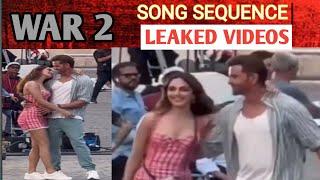 War 2 Song Shooting Leaked Video | War 2 Hrithik Roshan And Kiara Advani Look Leak |