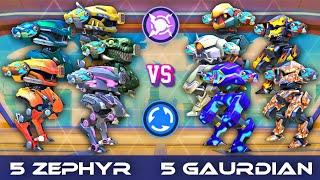 5 Zephyr vs 5 Guardian - CPC, DeathMatch Gamemode - Mech Arena