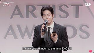 SUHO 수호 Won the 'Best Artist' at Asia Artist Awards 2024 #SUHO #수호