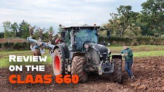 Reviewing the CLAAS 660 ARION (Ploughing) #claas #ploughingvideos #vlogs