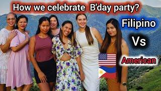 Filipina birthday party in America