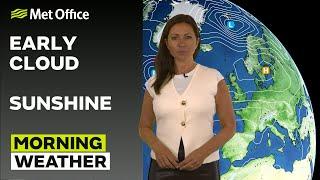 19/09/24 – Cloudy start, sunny later – Morning Weather Forecast UK –Met Office Weather