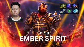 setsu plays Ember Spirit 7.32e | 17 kills in 26 mins | Dota 2 pro gameplay | 2023