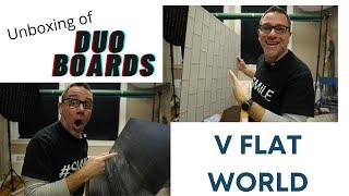 Unboxing of the "Duo Boards" from "V Flat" world. Worth the money? #vflat #vflatwolrd