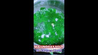 Malunggay o Moringa soup ala Kabayan