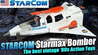 STARMAX BOMBER Starcom: US Space Force 1980s Vintage action figure toys review - The best toy ever!