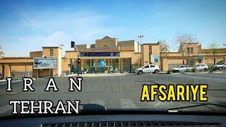 Tehrangard drives in Afsariye - iran tehran2022/رانندگی در افسریه - ایران تهران1401