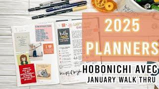 2025 Planners | Hobonichi Avec | January Flip Thru