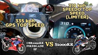 2022 Honda CBR1000RR R Fireblade SP vs BMW S1000RR | Top Speed | Acceleration 