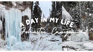 Hiking Johnston Canyon in Winter | Banff National Park | Things to do in Banff | food in Canmore