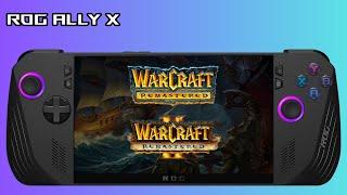 Asus Rog Ally X: Warcraft 1 and 2 Remasters Gameplay