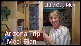 Little Guy Max RV Meal Prep  Meal Plan