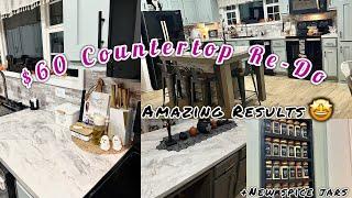 BUDGET FRIENDLY COUNTERTOP RE-DO!! #diyhomeprojects