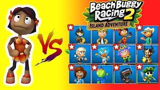 Episode 66: Lelina VS  - All Characters & Outfits | Beach Buggy Racing 2 Island Adventure