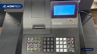 INITIAL CLEAR (soft reset) on your SAM4s NR-510RB cash register. #business #cashregister #tutorial